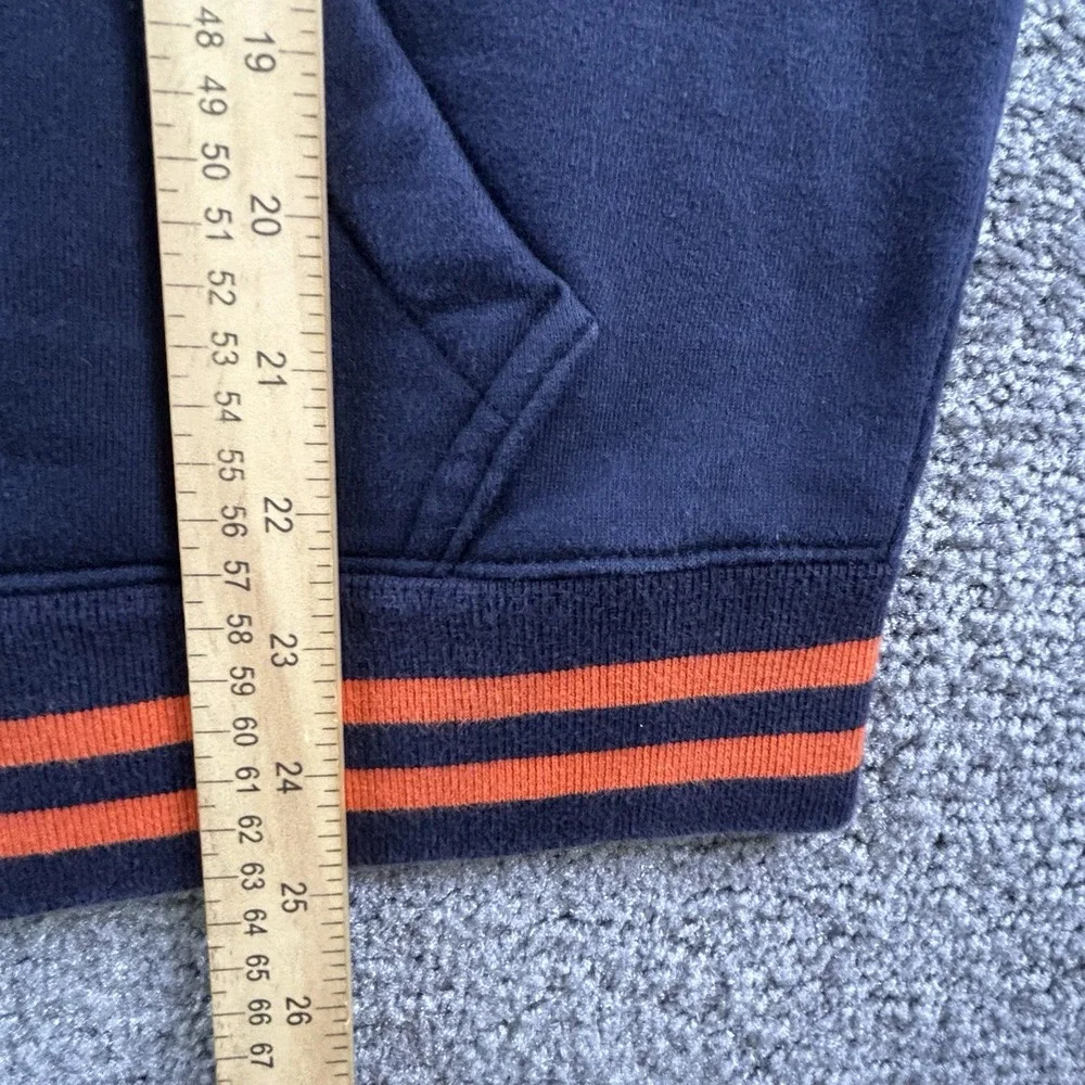 Champion Auburn Tigers Full Zip Varisity Jacket Navy Orange Mens Large Thick